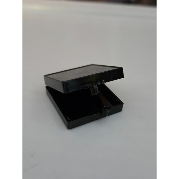 15 Plastic Acrylic Square Hinged Box Containers for Gems Pins Beads 1-1/4 inch - Picture 2 of 8